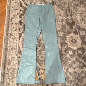 Topshop faux leather pants